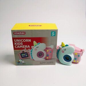 Syncfun Unicorn Kids Digital Camera With Fun Design Built-In Games & SD Card For